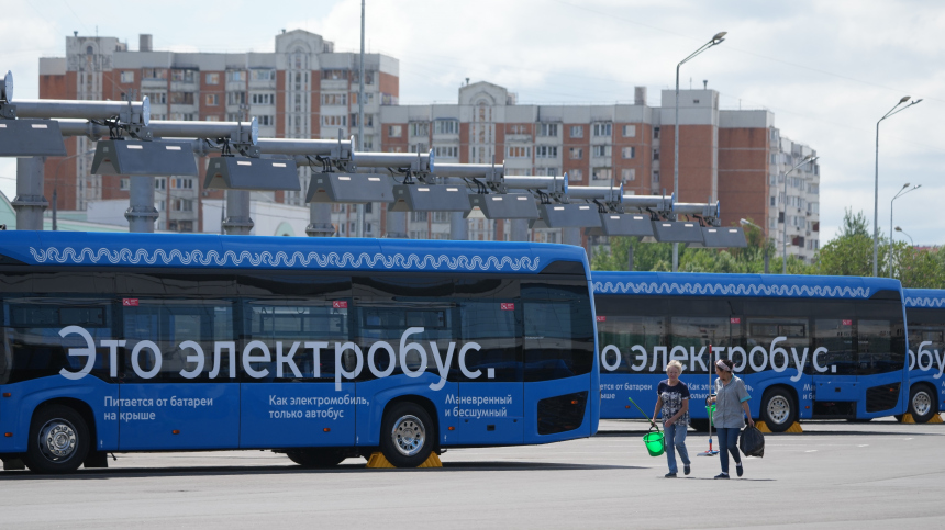 В столице на маршрутах работает уже более 2,4 тысячи электробусов российского производства