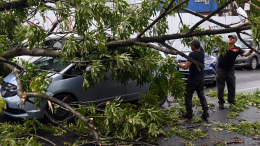 Летающая крыша и упавшие деревья: на Хабаровск обрушился ураган
