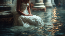 Свадьба пела и плыла: пара на Филиппинах поженилась по колено в воде