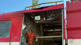 Дрон ВСУ атаковал ликвидировавших возгорание сотрудников МЧС в Энергодаре