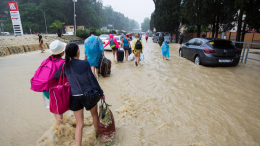 Курортный район Хоста затопило в Сочи