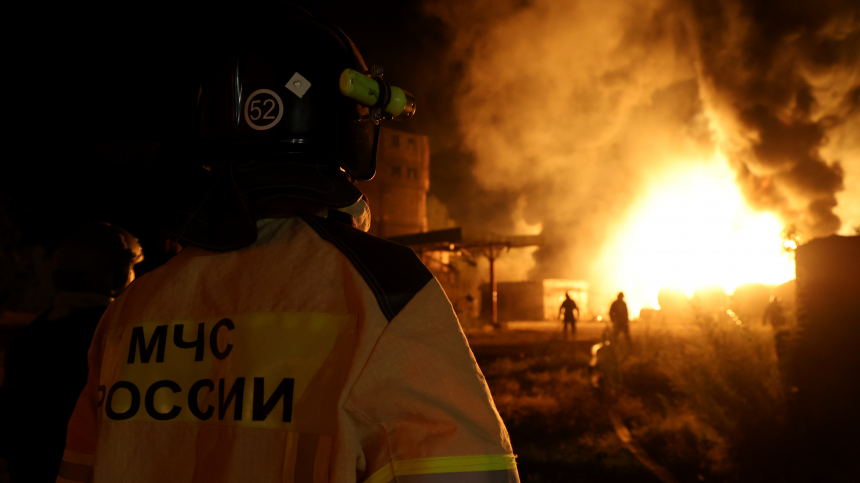 Повреждения на одном из промышленных предприятив Саратовской области из-за БПЛА