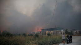 В Греции стремительно растет площадь лесных пожаров