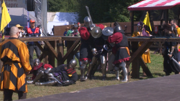 Атмосферу Средневековья воссоздали на фестивале в Выборге