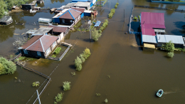 Число подтопленных домов в результате паводка в Омской области выросло до 64