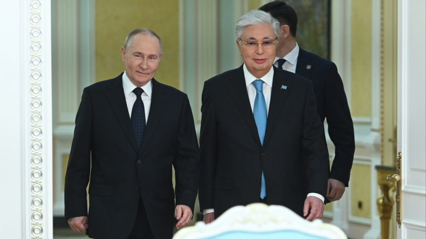 Путин и Токаев обсудили ход реализации совместных проектов в сфере энергетики