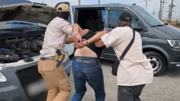 ФСБ опубликовала видео задержания террористов, готовивших атаку на Крымский мост