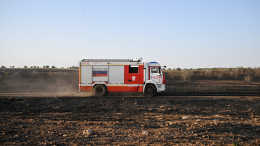 Новые очаги: ландшафтный пожар в Симферополе тушат с помощью авиации