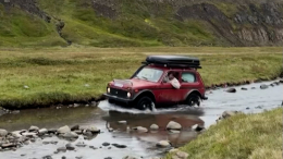 Колесит по миру: француз бросил винтажный Volkswagen ради советской «Нивы»