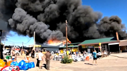 Предварительно семь человек пострадали в результате пожара на рынке в Волгограде