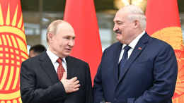 «Искреннее уважение»: Путин поздравил Лукашенко с днем рождения