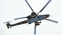 Ми-28НМ уничтожил пункт временной дислокации подразделения БПЛА ВСУ. Лучшее видео из зоны СВО