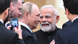 Путин пообщался с Си Цзиньпином и Моди перед началом заседания ШОС