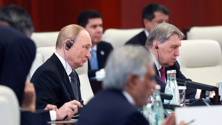 Путин начал свое выступление на заседании совета глав стран ШОС