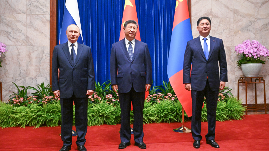 Путин: Россия искренне стремится к развитию отношений с Монголией и Китаем