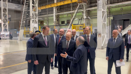 Путин посетил завод ПАО «ОДК-Кузнецов» в Самаре
