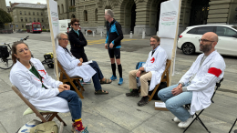 Врачи начали голодовку в Швейцарии из-за гуманитарной катастрофы в Газе