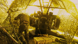 Гаубица «Д-30» уничтожила вражеский пункт управления БПЛА. Лучшее видео из зоны СВО