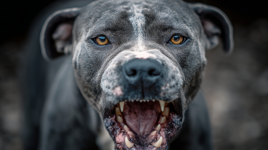 В США пенсионерка укусила питбуля в шею