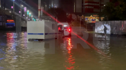 Сильное наводнение затопило несколько городов Дагестана