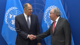 Сергей Лавров обсудил с Генсеком ООН Антониу Гутерришем украинский конфликт