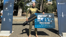 «Круглая цифра»: фридайвер Алексей Молчанов рассказал о своем 40-м рекорде мира