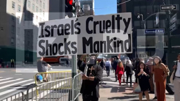 В Нью-Йорке прошли антиизраильские протесты на фоне выступления Нетаньяху на Генассамблее ООН