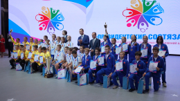 Михаил Дегтярев выступил на финале «Президентских состязаний»: «Вы уже чемпионы»