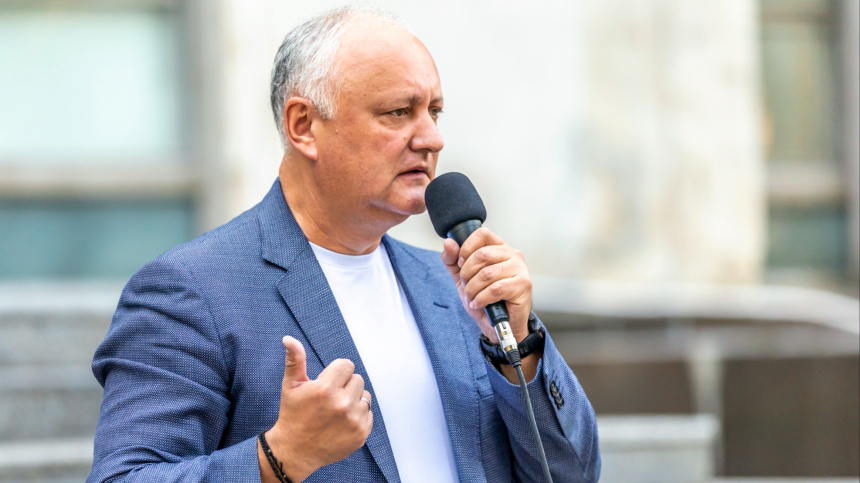 Митинг оппозиции в Молдавии