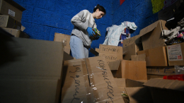 Курское объединение «Помогаем нашим» еженедельно доставляет гумпомощь бойцам СВО