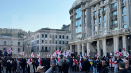 В Тбилиси начались массовые акции протеста на фоне выборов