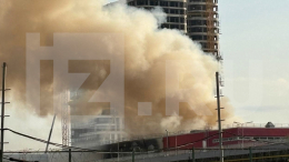 На юго-востоке Москвы огнеборцы ликвидируют пожар