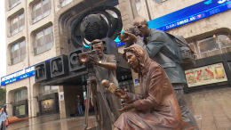 В Москве состоялась церемония открытия памятника «Российские журналисты»