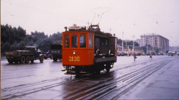 В Москве отреставрировали раритетный грузовой трамвай 1932 года
