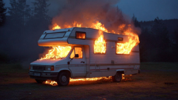 Экс-чиновник сгорел в доме на колесах в Подмосковье