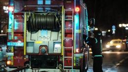 Крупный пожар вспыхнул в пятиэтажке в Сосновоборске под Красноярском