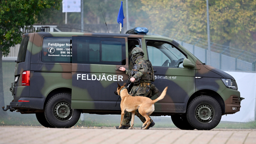 Стрельба на центральной площади в Гисене