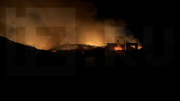 В Макеевке из-за атаки беспилотников ВСУ загорелся торговый центр