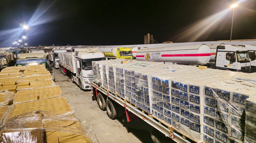 На какой период Израиль приостановил гумпомощь в Газу