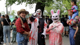 Шествие зомби прошло в Чили
