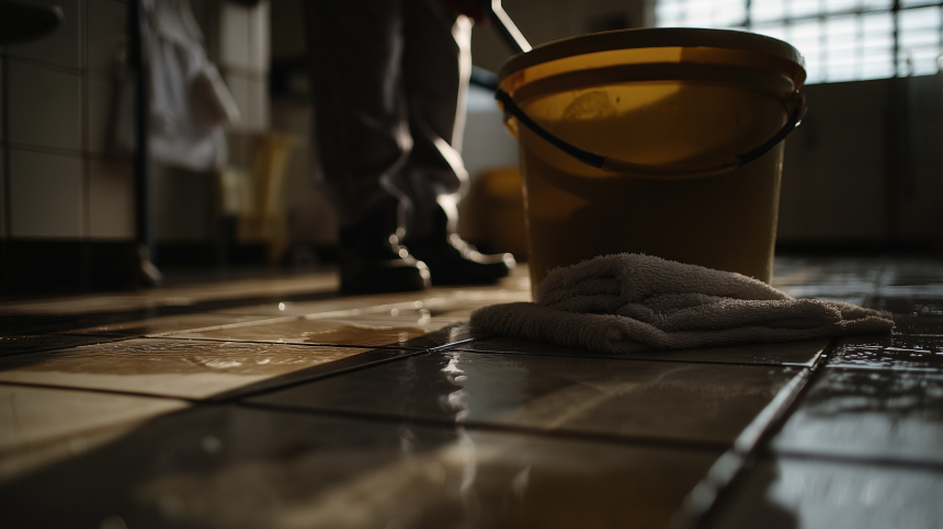 В США отец утопил младенца в ведре с моющим средством