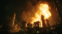 В Братиславе загорелся перерабатывающий российскую нефть завод