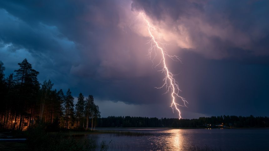 Чем опасен удар молнии