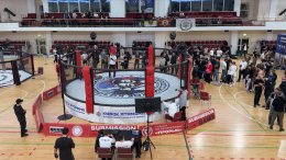 Борцы со всей страны сразились за кубок атамана Всероссийского казачьего общества