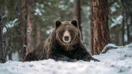 Неожиданный гость: медведь забрел на космодром Восточный