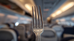 Пассажир самолета ударил вилкой двух подростков и дал пощечину женщине