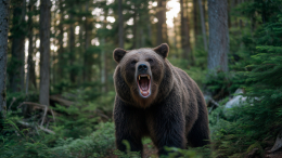 Один погиб, трое ранены: медведица напала на группу людей