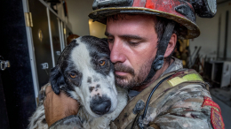 Сорвавшуюся с обрыва собаку спасли в Сан-Франциско