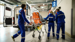 Трамвай и маршрутки столкнулись на мосту в Туле