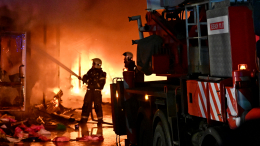 В Ростовской области после атаки ВСУ вспыхнул пожар